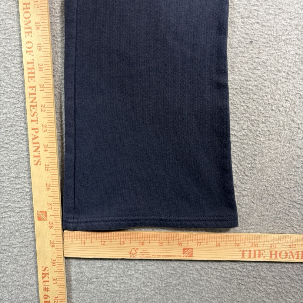 Hollister Sweatpants Womens Small Short Navy Blue Flare Leg Low Rise Y2K - Picture 7 of 7